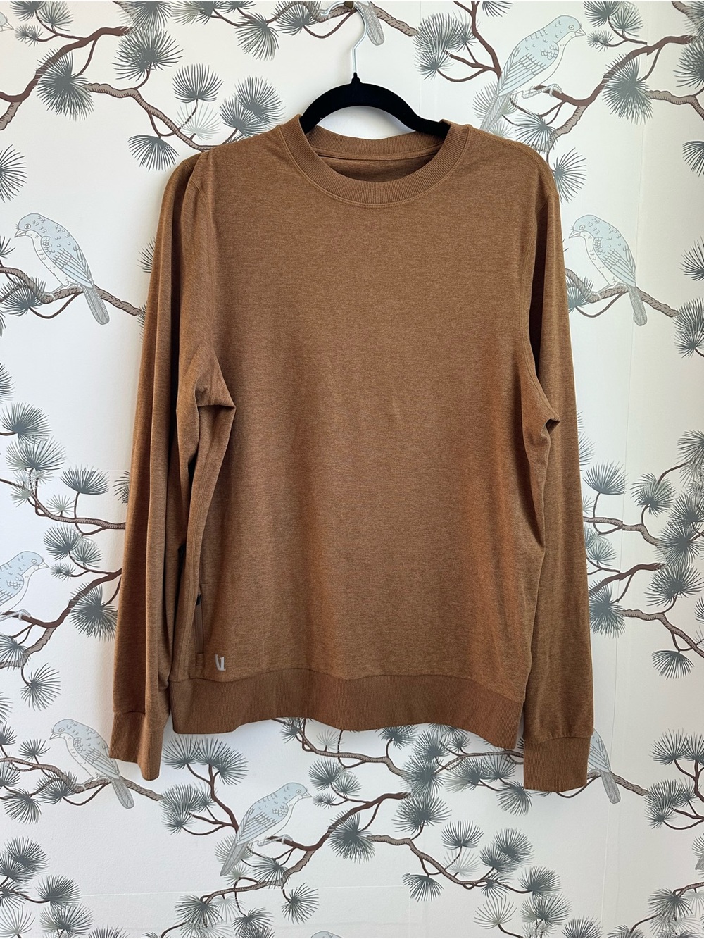 Vuori Ponto Performance Crew V224 Men’s Medium Brown DreamKnit Pullover